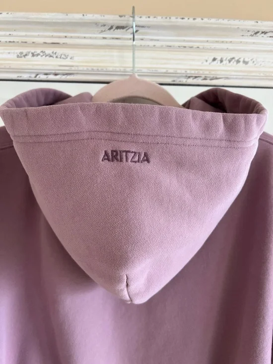 Aritzia Megafit Mauve Zip Hoodie and Joggers Set 🌸 sz S/M - Picture 7 of 9